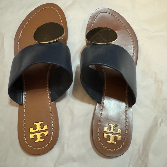 Tory Burch Navy with Gold - Picture 2 of 4